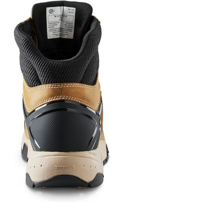 Terra Men's Carbine 6" Composite Toe Waterproof Safety Work Boot -Wheat- 8395WT - Overlook Boots