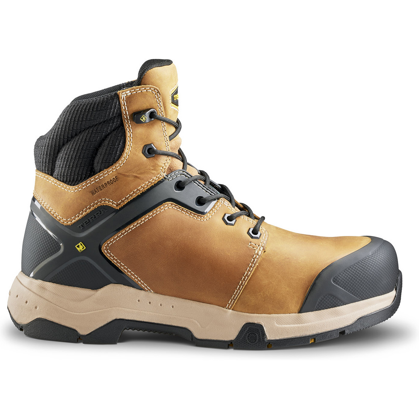 Terra Men's Carbine 6" Composite Toe Waterproof Safety Work Boot -Wheat- 8395WT - Overlook Boots