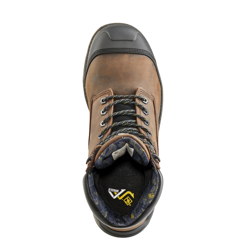 Terra Men's Terra Gantry LXI 8" Composite Toe Waterproof 400G Safety Work Boot - Brown - 8398DB - Overlook Boots