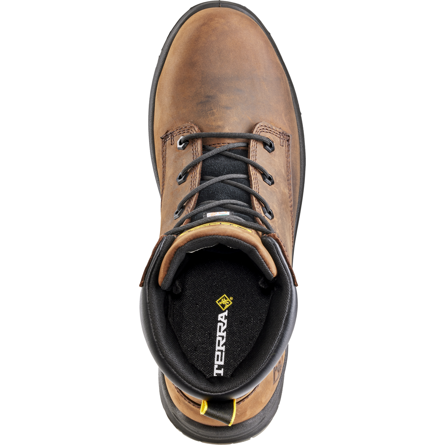 Terra Men's Byrne 6" Composite Toe Waterproof Safety Work Boot- Brown- 839BDB - Overlook Boots