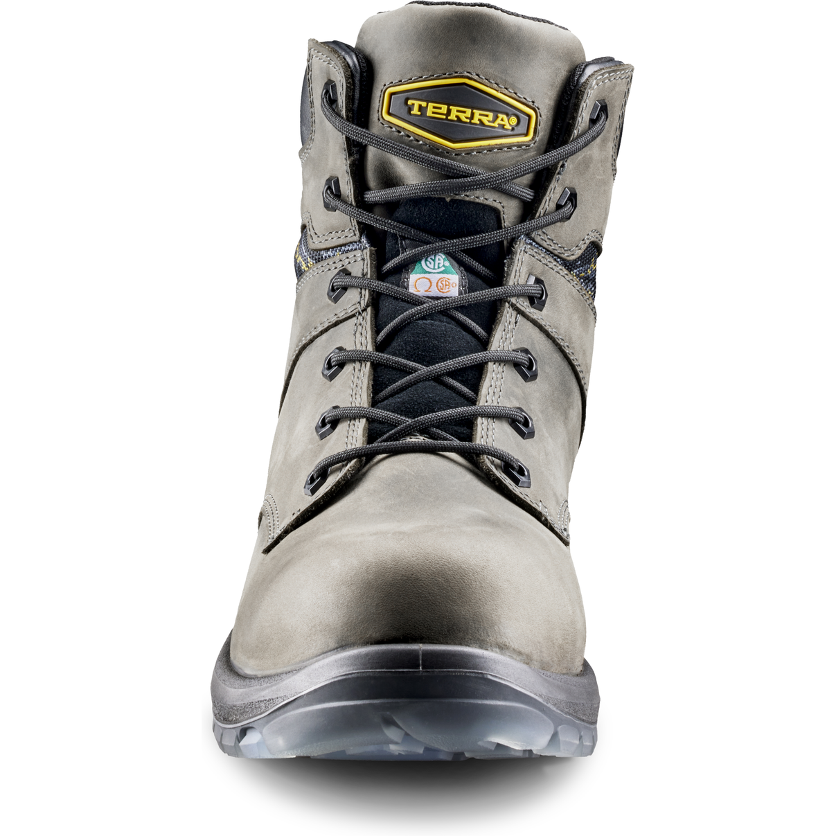 Terra Men's Byrne 6" Composite Toe Waterproof Safety Work Boot- Gray- 839BGY - Overlook Boots