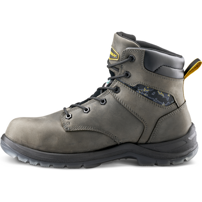 Terra Men's Byrne 6" Composite Toe Waterproof Safety Work Boot- Gray- 839BGY - Overlook Boots