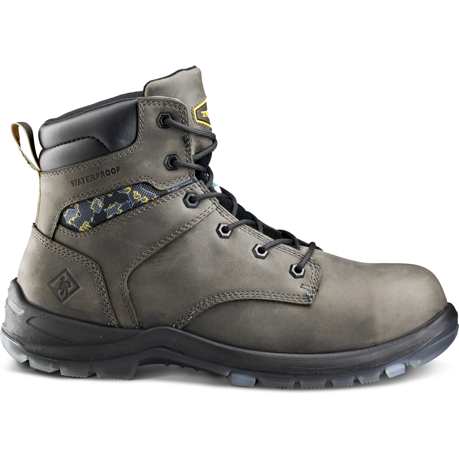 Terra Men's Byrne 6" Composite Toe Waterproof Safety Work Boot- Gray- 839BGY - Overlook Boots