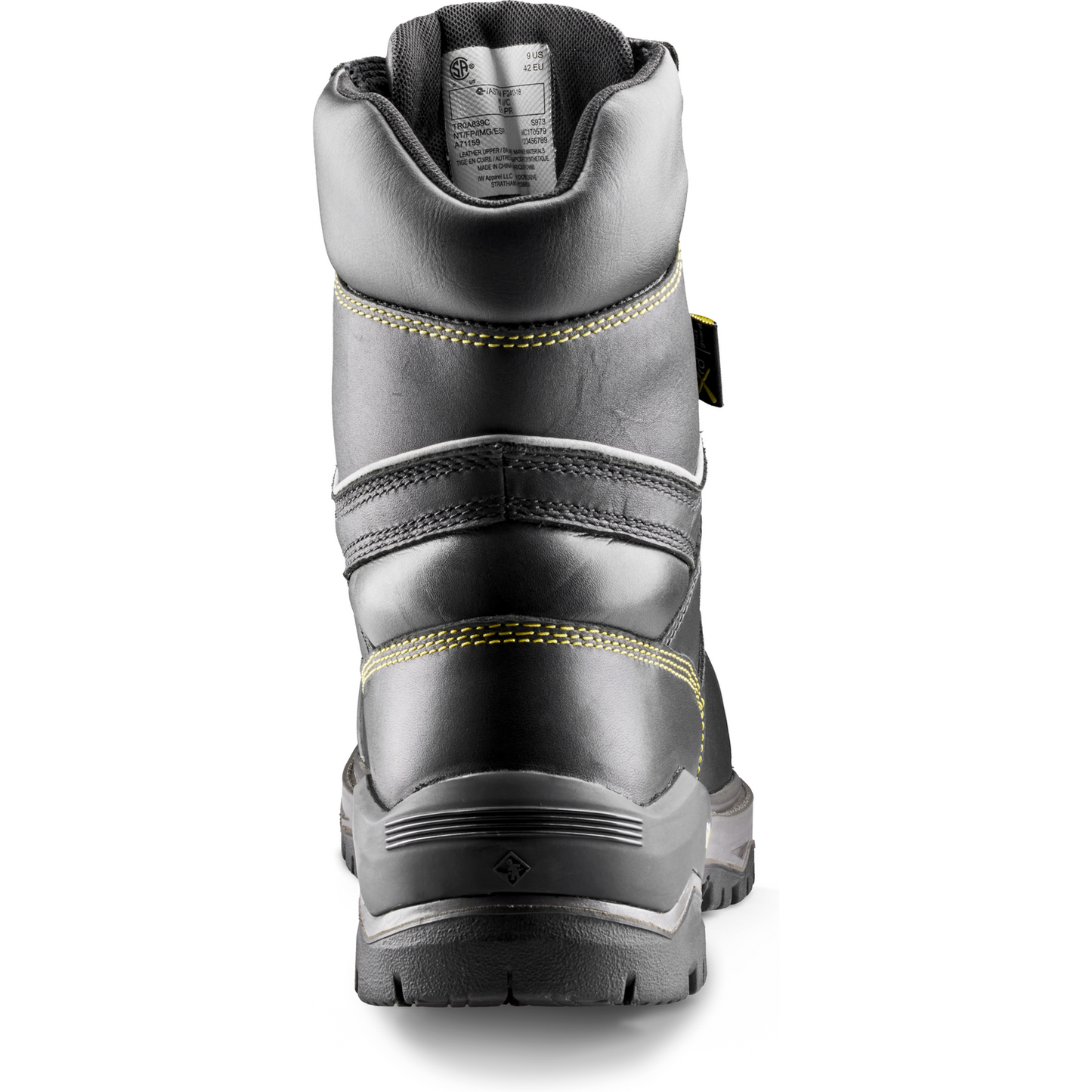 Terra Men's Gantry 8" Composite Toe Waterproof Met Guard Safety Work Boot- Black- 839CBK - Overlook Boots