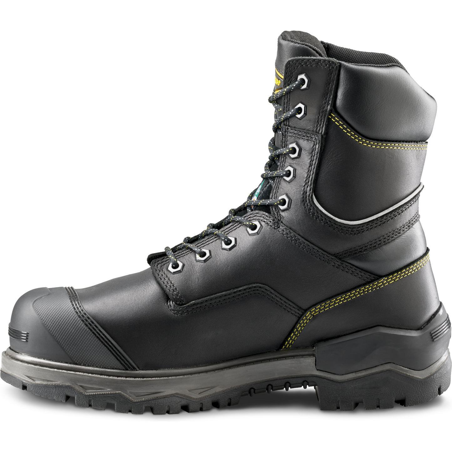 Terra Men's Gantry 8" Composite Toe Waterproof Met Guard Safety Work Boot- Black- 839CBK - Overlook Boots