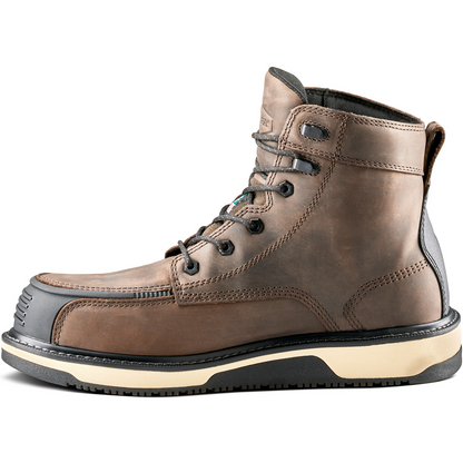 Terra Men's Ironstone 6" Composite Toe Waterproof Safety Work Boot- Brown- 839GDB - Overlook Boots