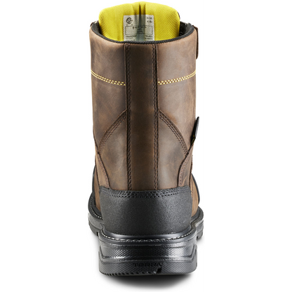 Terra Men's Patton 8" Alloy Toe Waterproof Met Guard Work Boot- Brown- 839KDB - Overlook Boots