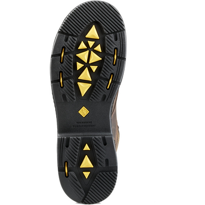 Terra Men's Patton 8" Alloy Toe Waterproof Met Guard Work Boot- Brown- 839KDB - Overlook Boots