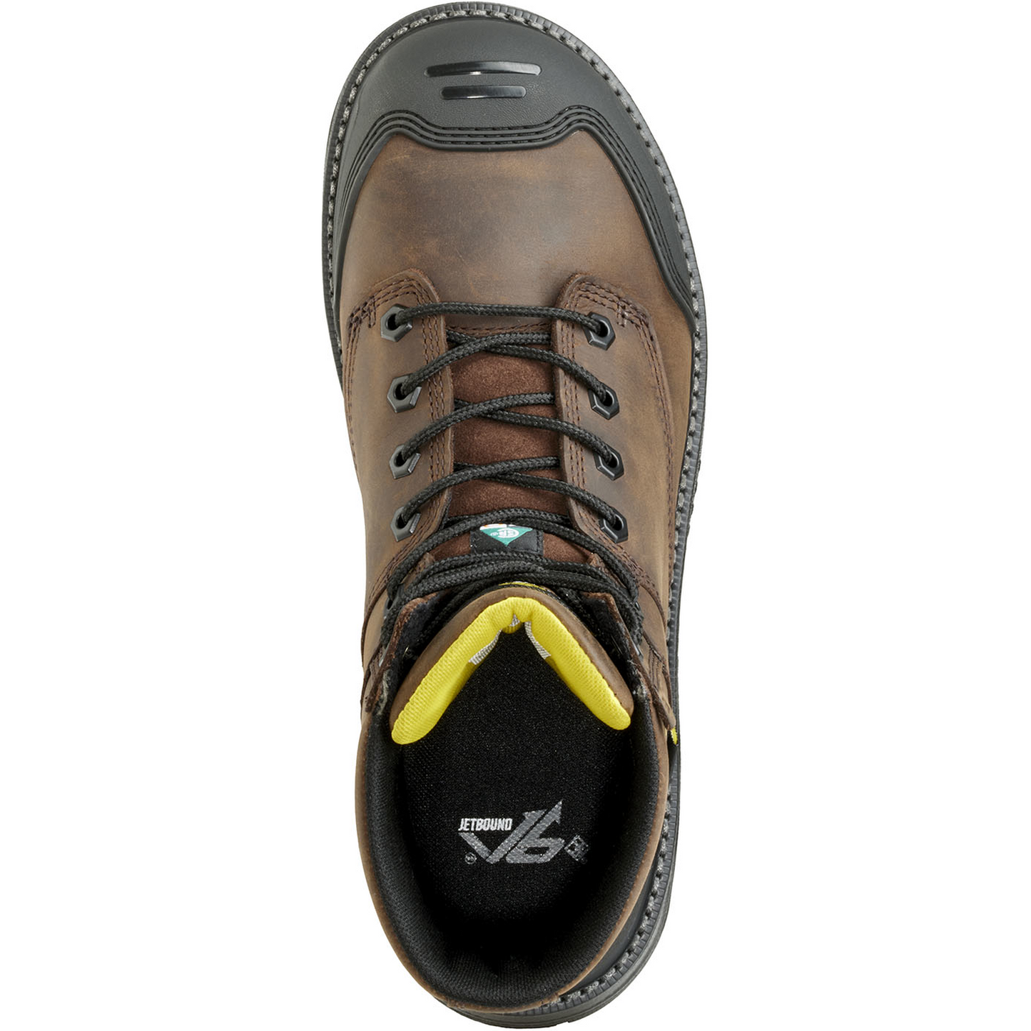 Terra Men's Patton 8" Alloy Toe Waterproof Met Guard Work Boot- Brown- 839KDB - Overlook Boots