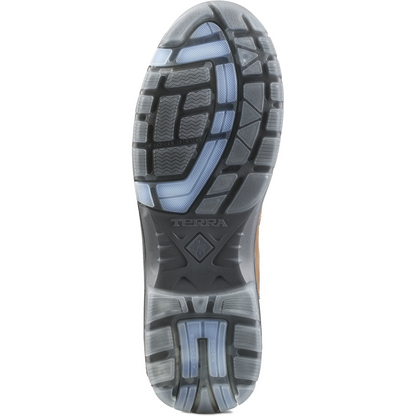 Terra Men's Murphy 6" Composite Toe Waterproof Pull On Safety Work Boot- Brown- R4NRDB - Overlook Boots