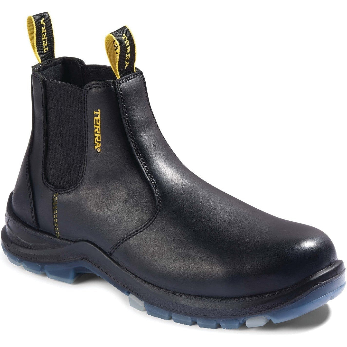 Terra Men's Murphy 6" Soft Toe Waterproof Chelsea Work Boot -Black- R4NSBK - Overlook Boots