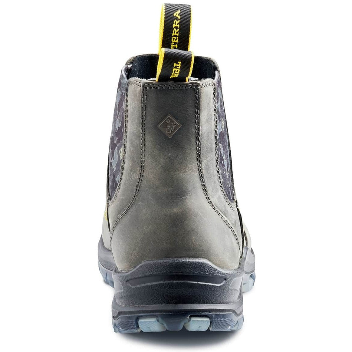 Terra Men's Murphy 6" Soft Toe Pull On Waterproof Work Boot -Gray- R4NSGY - Overlook Boots