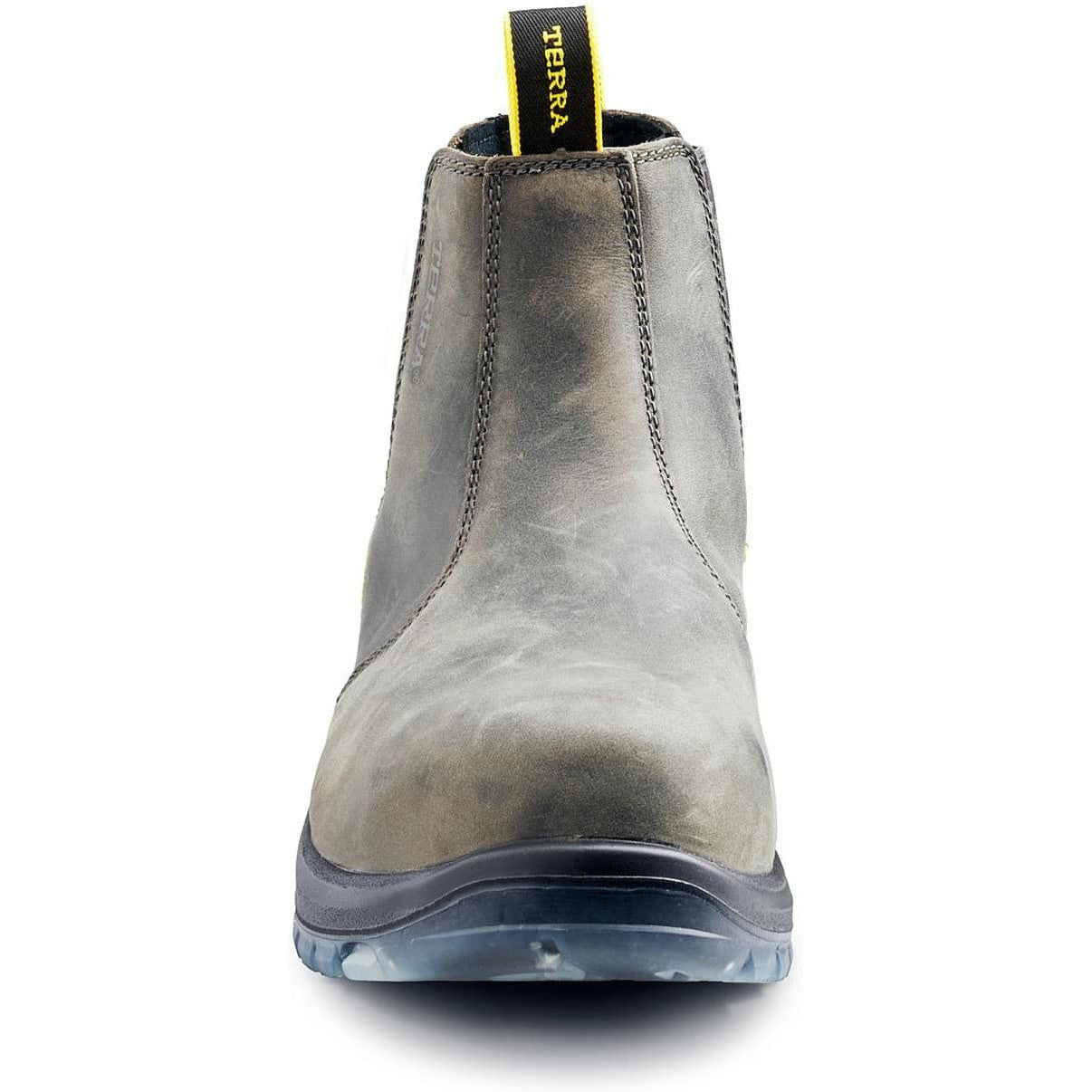 Terra Men's Murphy 6" Soft Toe Pull On Waterproof Work Boot -Gray- R4NSGY - Overlook Boots