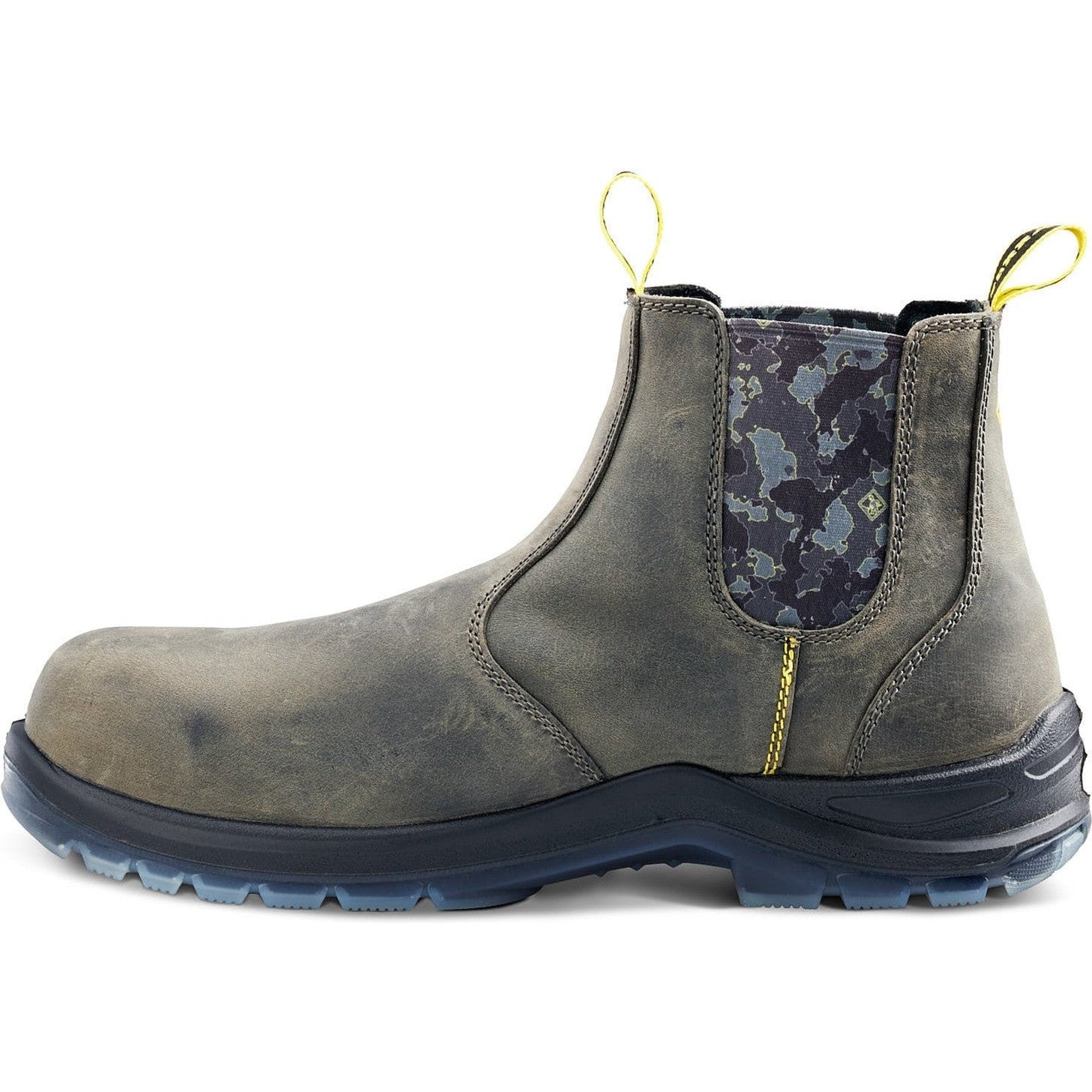 Terra Men's Murphy 6" Soft Toe Pull On Waterproof Work Boot -Gray- R4NSGY - Overlook Boots