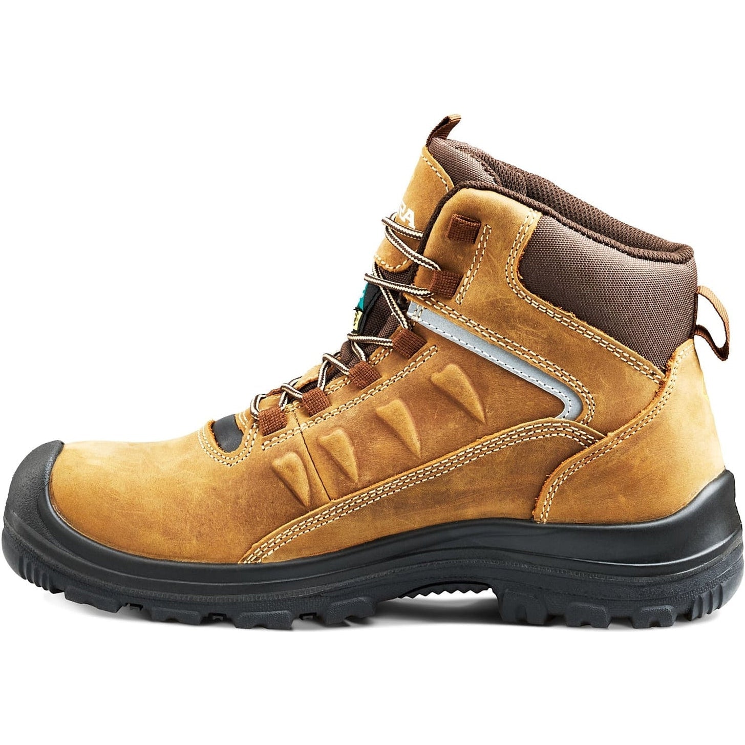 Terra Men's Findlay 6" Composite Toe Waterproof Safety Work Boot -Brown- R5204B - Overlook Boots