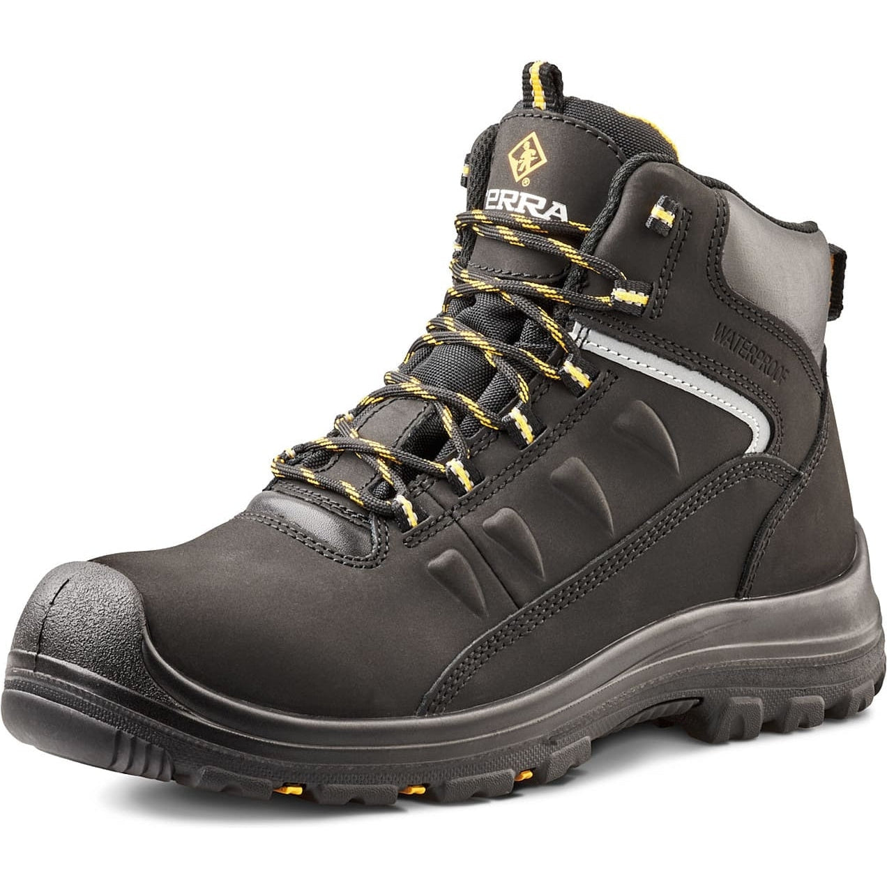 Terra Men's Findlay 6" Composite Toe Waterproof Safety Work Boot -Black- R5205B - Overlook Boots