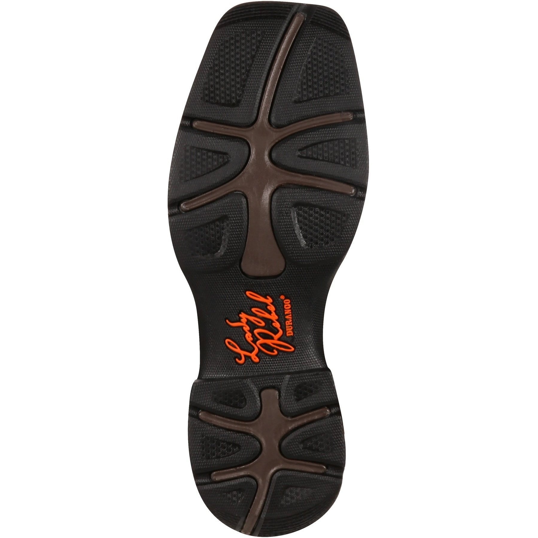 Durango Women's Lady Rebel 10" Square Toe Western Boot- Brown - RD3576  - Overlook Boots