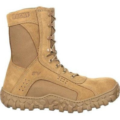 Rocky Men's S2V 8" Composite Toe USA Made Tactical Military Boot-Brown- RKC089 4 / Medium / Brown - Overlook Boots