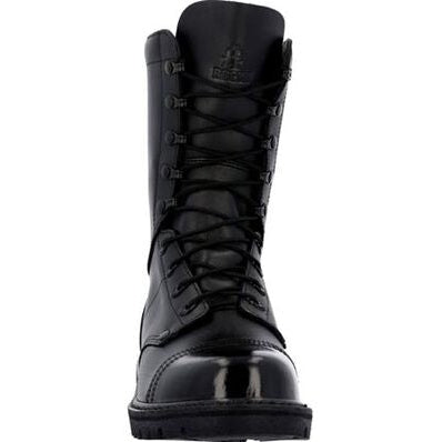 Rocky Men's Lace Up 10" Slip Resistant Jump Duty Boot -Black- RKC147  - Overlook Boots