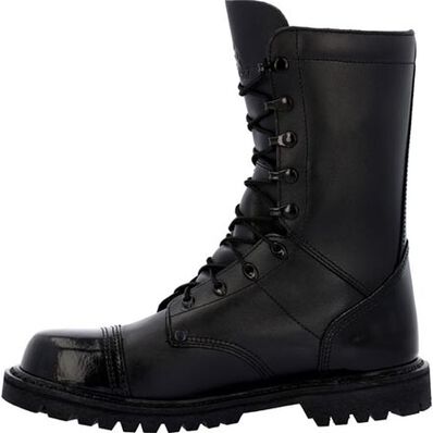 Rocky Men's Lace Up 10" Slip Resistant Jump Duty Boot -Black- RKC147  - Overlook Boots