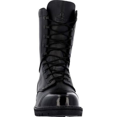 Rocky Women's Lace Up 10" Slip Resistant Military Jump Boot -Black- RKC157 - Overlook Boots