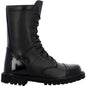 Rocky Women's Lace Up 10" Slip Resistant Military Jump Boot -Black- RKC157 5 / Medium / Black - Overlook Boots