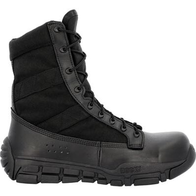 Rocky Men's C4T 8" Waterproof Military Public Service Boot - Black - RKC182 - Overlook Boots