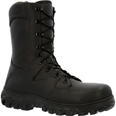 Rocky Men's Code Red 8" Waterproof Rated Composite Toe Fire Boot -Black- RKD0086 - Overlook Boots