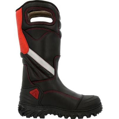 Rocky Men's Code Red Structure 14" Waterproof NFPA Composite Toe Fire Boot -Black- RKD0087 7 / Medium / Black - Overlook Boots