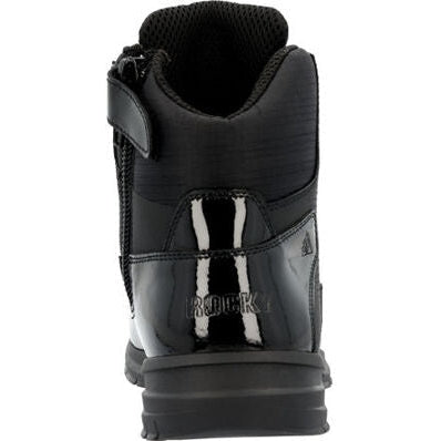 Rocky Men's Cadet 6" Side Zipper Public Service Duty Boot -Black- RKD0105 - Overlook Boots