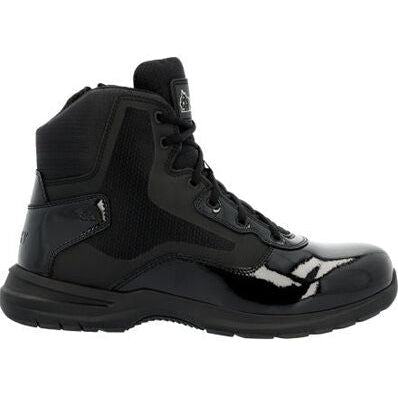 Rocky Men's Cadet 6" Side Zipper Public Service Duty Boot -Black- RKD0105 7 / Medium / Black - Overlook Boots
