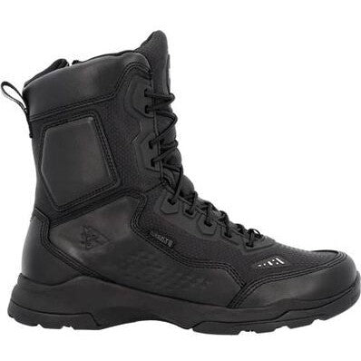 Rocky Men's Tac One 8" Soft Toe Waterproof Public Service Boot -Black- RKD0111 - Overlook Boots