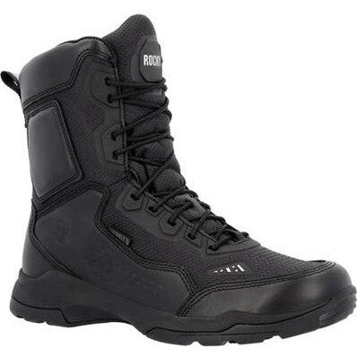 Rocky Men's Tac One 8" Soft Toe Waterproof Public Service Boot -Black- RKD0111 8 / Medium / Black - Overlook Boots