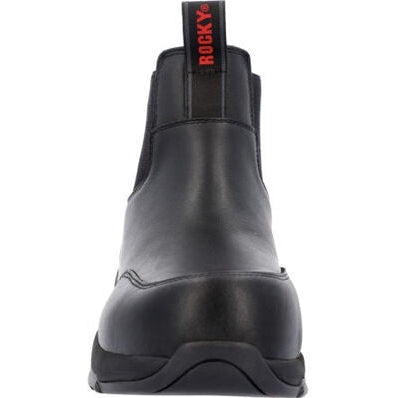 Rocky Men's Code Red Station 6" Composite Toe Slip On Work Boot -Black- RKD0114 - Overlook Boots