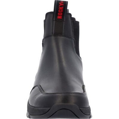 Rocky Men's Code Red Station 6" Slip On Work Boot -Black- RKD0115  - Overlook Boots