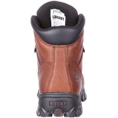Rocky Men's Alpha Force 6" Steel Toe Waterproof Puncture Resist Work Boot -Brown- RKK0190 - Overlook Boots