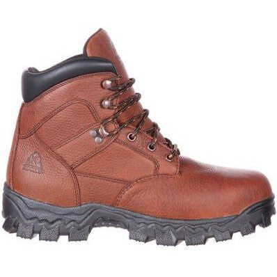 Rocky Men's Alpha Force 6" Steel Toe Waterproof Puncture Resist Work Boot -Brown- RKK0190 - Overlook Boots