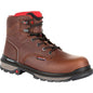 Rocky Men's Rams Horn 6" Waterproof Work Boot - Brown - RKK0259 8 / Medium / Brown - Overlook Boots