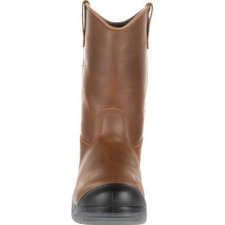 Rocky Men's Worksmart 11" Composite Toe Metgaurd Waterproof Work Boot - Brown RKK0264 - Overlook Boots