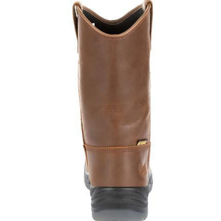 Rocky Men's Worksmart 11" Composite Toe Metgaurd Waterproof Work Boot - Brown RKK0264 - Overlook Boots