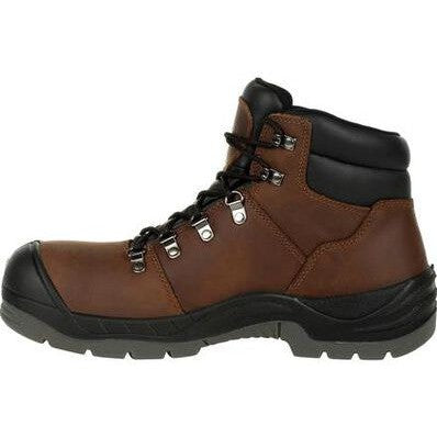 Rocky Women's Worksmart Composite Toe Waterproof Work Boot -Brown- RKK0265 - Overlook Boots