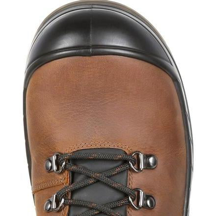 Rocky Men's Worksmart 6" Composite Toe Metguard Waterproof Work Boot Brown RKK0266 - Overlook Boots