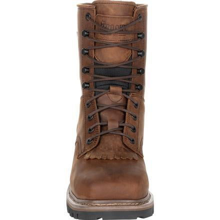 Rocky Men's Square Toe Logger Waterproof Work Boot - Brown - RKK0276 - Overlook Boots