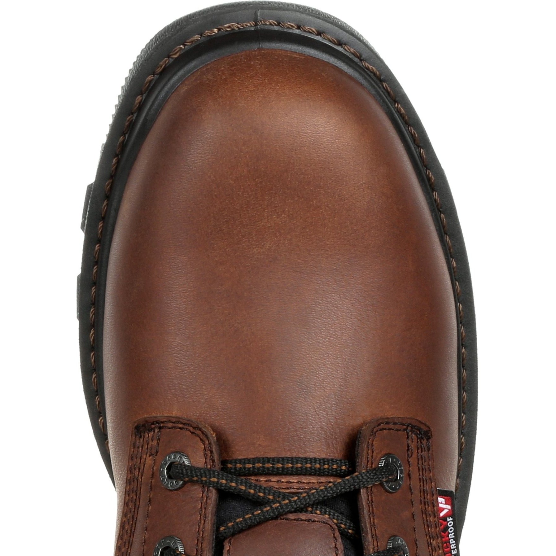 Rocky Men's Rams Horn 8" Waterproof Work Boot - Brown - RKK0296  - Overlook Boots