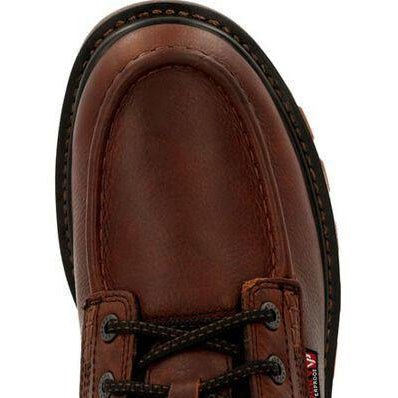 Rocky Men's Rams Horn 6" Waterproof Wedge Work Boot - Brown - RKK0321  - Overlook Boots