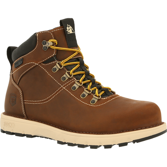 Rocky Men's Legacy 32 Composite Toe Waterproof Work Boot - Brown - RKK0331 8 / Medium / Brown - Overlook Boots