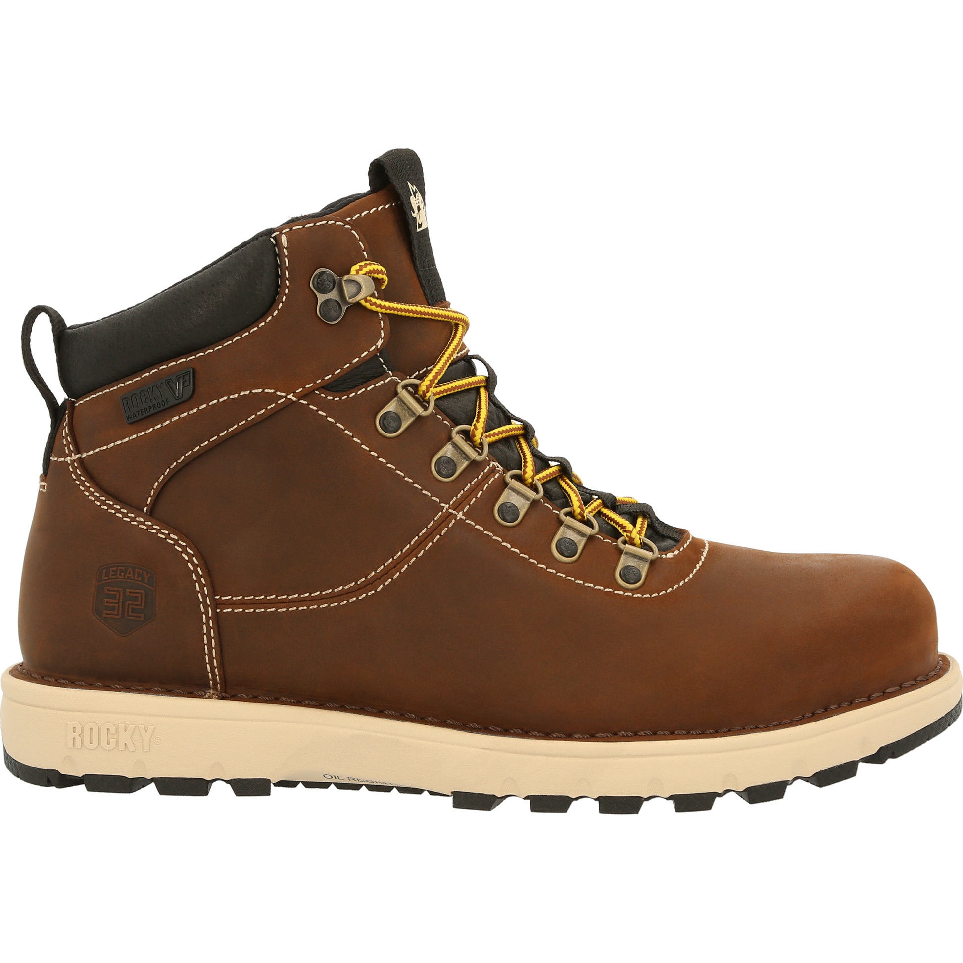 Rocky Men's Legacy 32 Composite Toe Waterproof Work Boot - Brown - RKK0331 - Overlook Boots