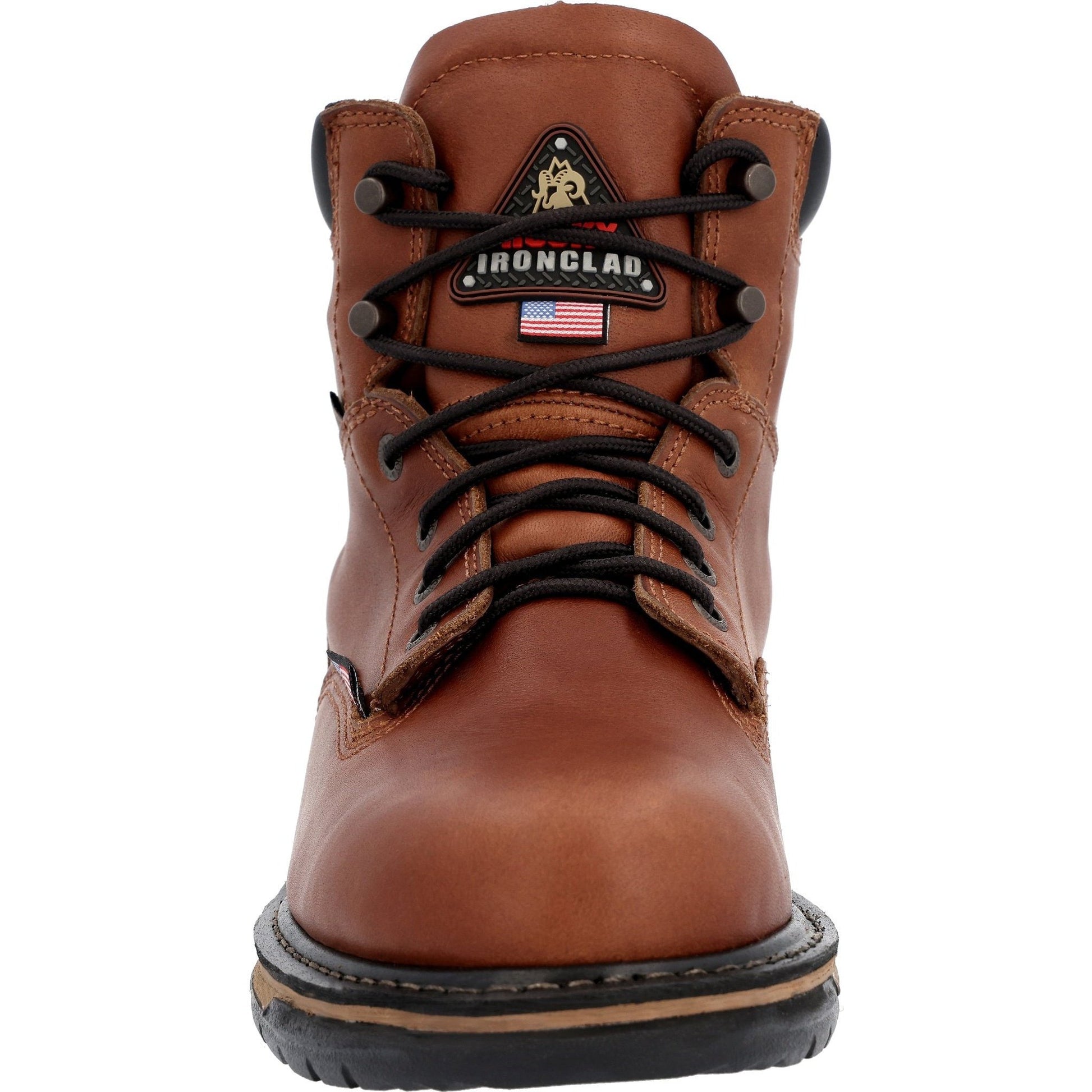 Rocky Men's IronClad 6" Waterproof USA Made Work Boot - Brown - RKK0361 - Overlook Boots