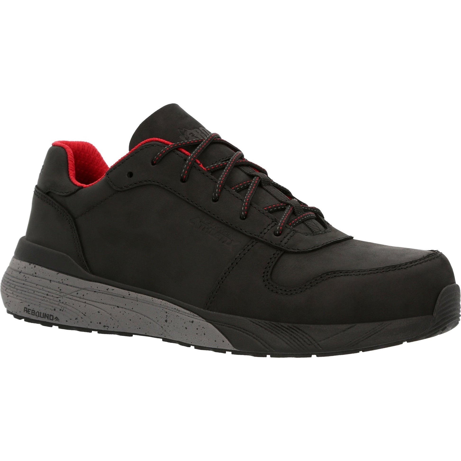 Rocky Men's Industrial Athletix 3" Composite Toe Work Shoe- Black - RKK0367 8 / Medium / Black - Overlook Boots