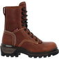 Rocky Men's Rams Horn Logger 9" Waterproof Composite Toe Work Boot Brown RKK0397 8 / Medium / Brown - Overlook Boots